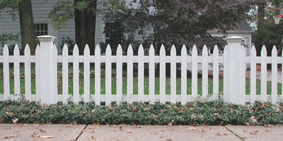 Cedar Picket Fence Design by Elyria Fence