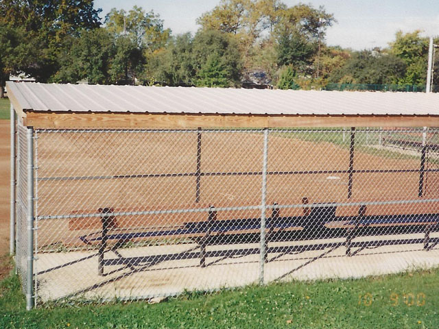 Hoover Fence C-30 Backstop Kit, 20' wide, 20' wings, 20' high - Hoover Fence  Co.