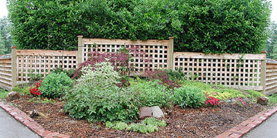 Square Lattice Fencing by Elyria Fence