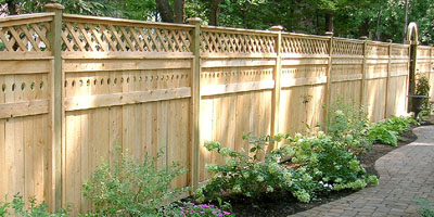 Cedar Privacy Fence by Elyria Fence