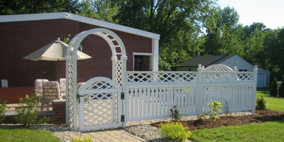 Semi-Privacy Cedar Fencing by Elyria Fence