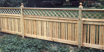 Semi-Privacy Provincial Cedar Fence by Elyria  Fence