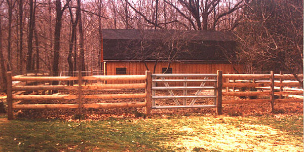 Four Rail Split Rail Fence by Elyria Fence Company