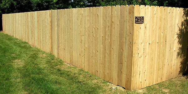 Cedar Privacy Fence built by Elyria Fence Company