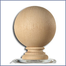 Redwood Finial Ball