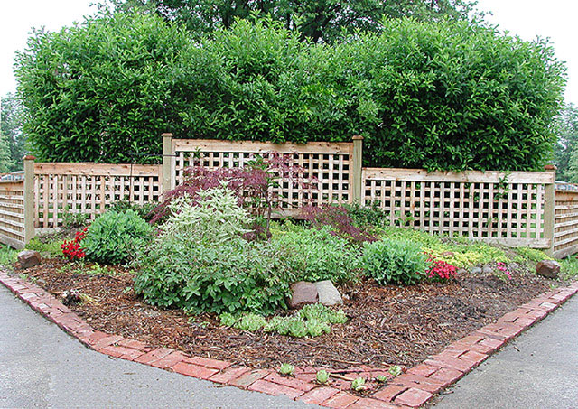 Lattice Garden Fence