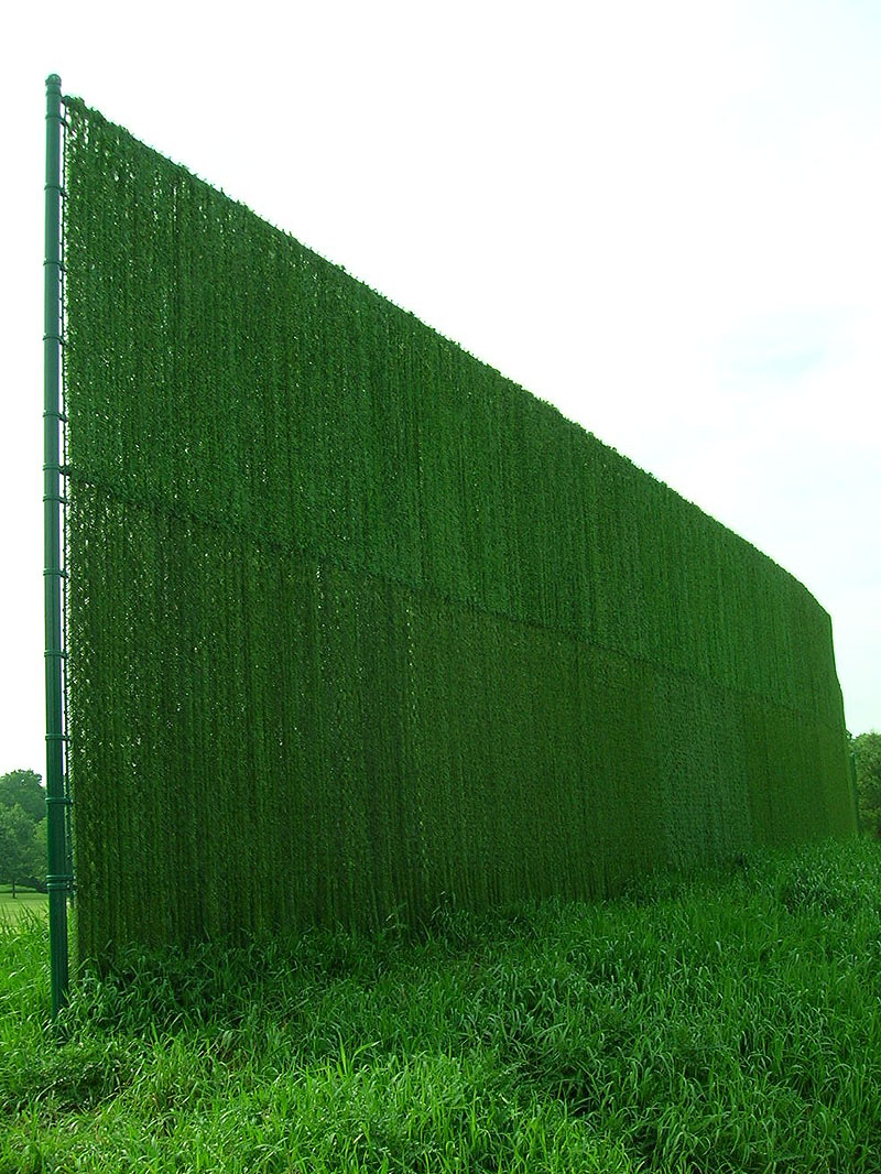 Chain Link Fence with Hedgelink Weave by Elyria Fence