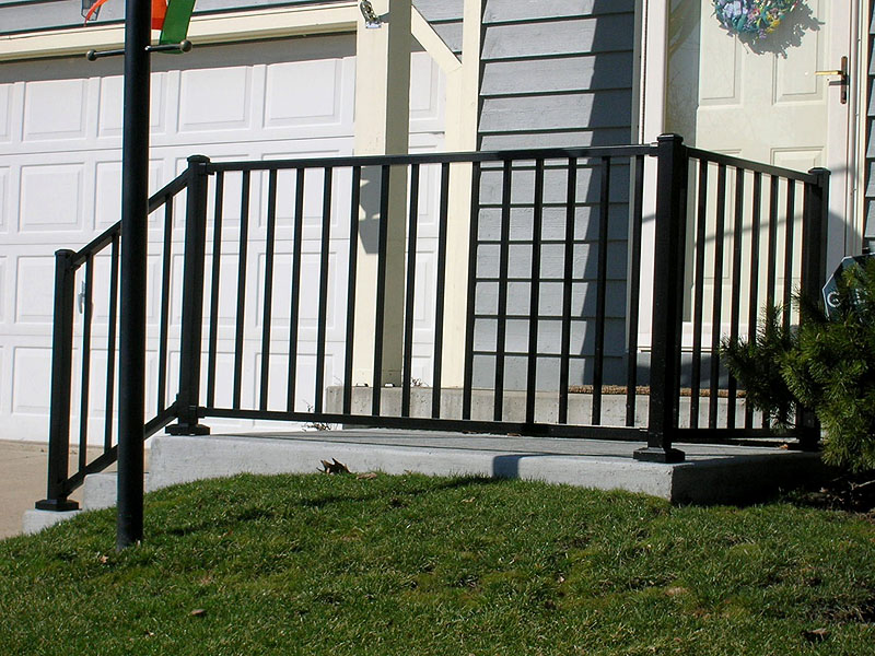 Ornamental Aluminum Iron Railing by Elyria Fence