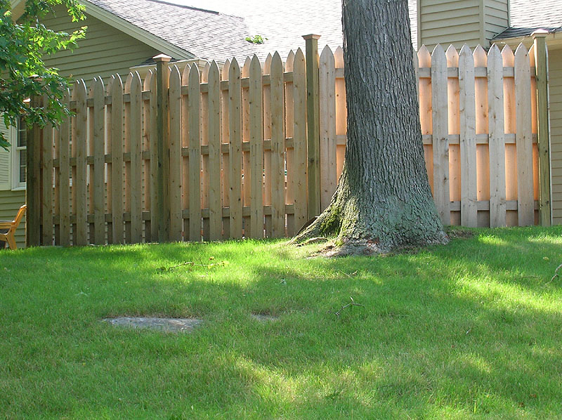 shadow box fence plans