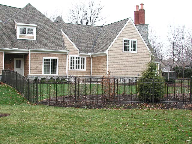 Bronze Ornamental Aluminum Fence by Elyria Fence