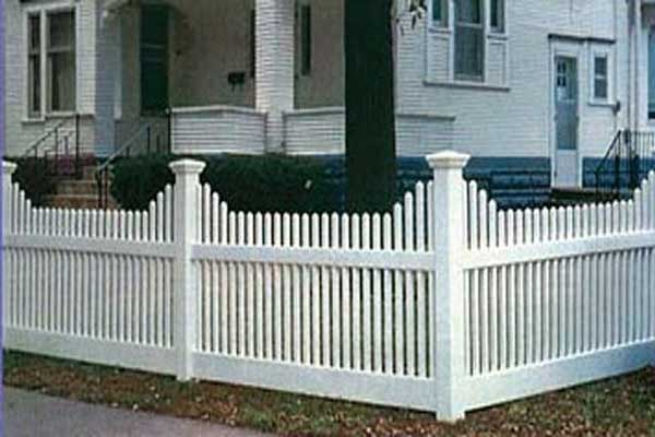 Vinyl Boston Picket Fence by Elyria Fence