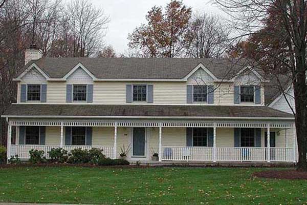 Vinyl Porch Railing by Elyria Fence