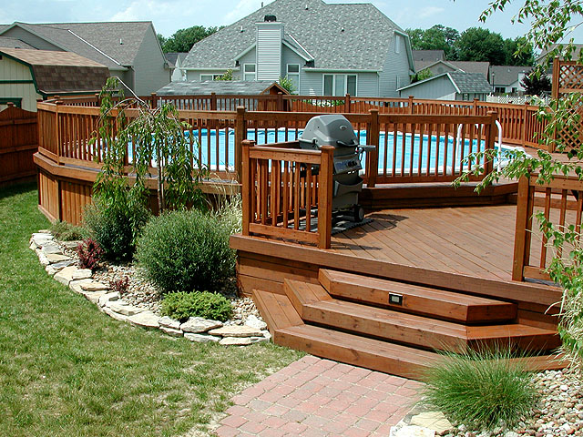 Above Ground Pools with Decks