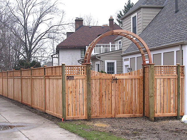 Wood Fence Gates