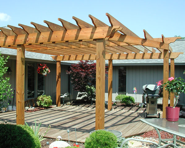 Custom Wood Sun Trellis/Shade Trellis/Pergola