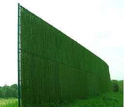 Hedgelink weave in chain link fence by Elyria Fence