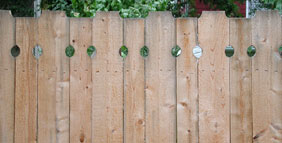 privacy wood fence by elyria fence