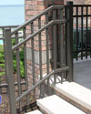 ornamental aluminum porch railing