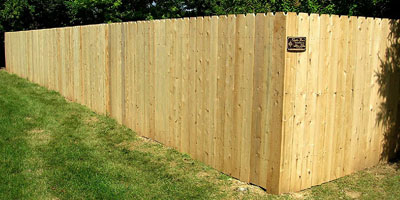 Standard Runner Cedar Privacy and Picket Fencing