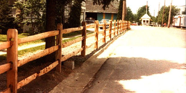 3 Rail Split Rail Fencing by  Elyria Fence Company