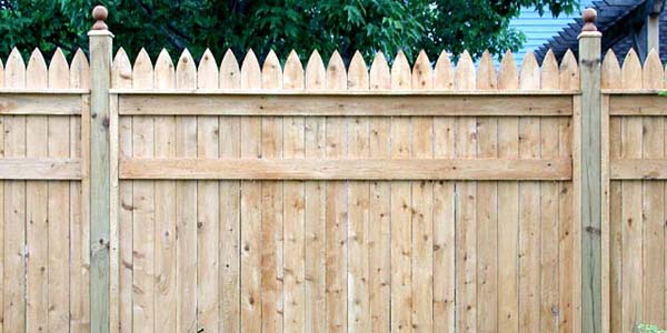 Good Neighbor Cedar Privacy Fencing with Picket Boards by Elyria Fence