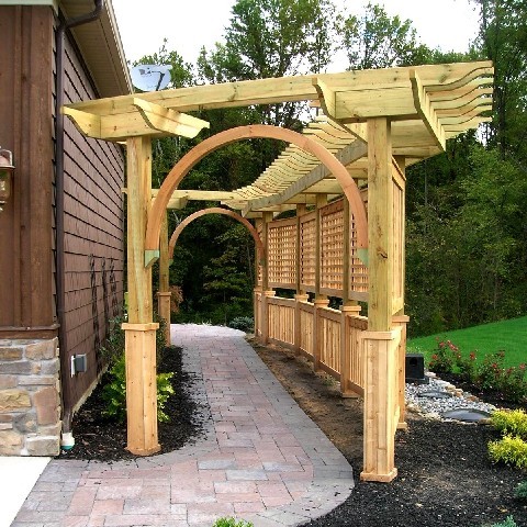 Pergola for a Wisteria Vine