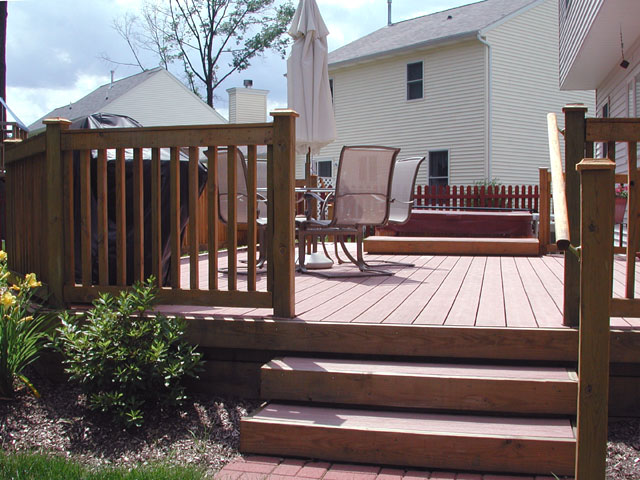 Azek Composite Deck by Elyria Fence