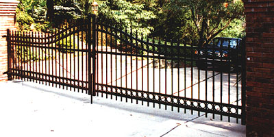 Wrought Iron Gate by Elyria Fence