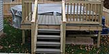 composite deck by Elyria Fence